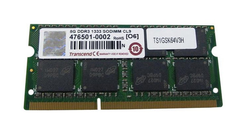 JM1333KSH-16GK Transcend JetRAM 16GB Kit (2 X 8GB) PC3-10600 DDR3-1333MHz  non-ECC Unbuffered CL9 204-Pin SoDimm Dual Rank Memory