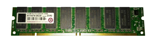 TS512MAPG133 Transcend 512MB PC133 133MHz non-ECC Unbuffered CL3 168-Pin DIMM Memory Module