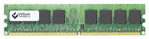 VL378T3354-CC Virtium 256MB PC2-3200 DDR2-400MHz non-ECC Unbuffered CL3 240-Pin DIMM Memory Module