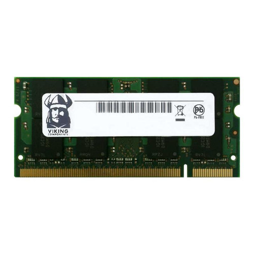 VR5DU646418EBZ Viking 512MB PC2-6400 DDR2-800MHz non-ECC Unbuffered CL5 200-Pin SoDimm Memory Module