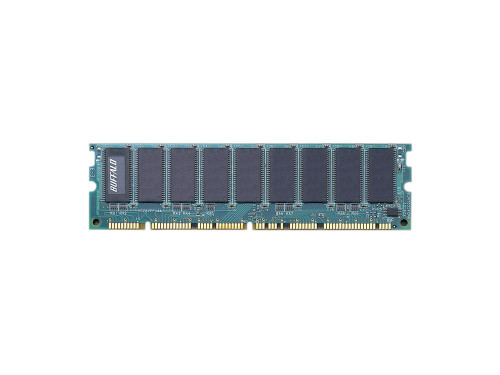 VS133-R512/MB Buffalo 512MB PC133 133MHz ECC Unbuffered CL3 168-Pin DIMM Dual Rank Memory Module