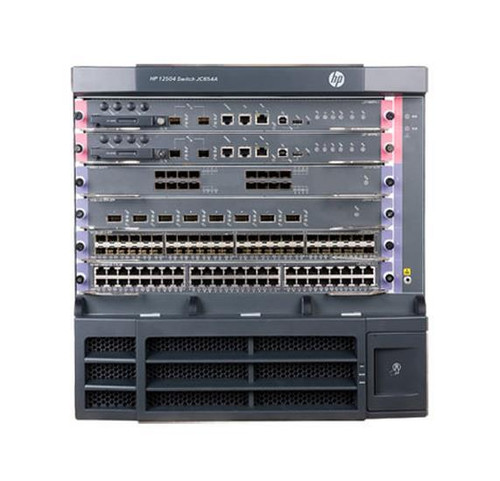 JC655A HP 12504 DC Managed Rack-mountable Switch Chassis