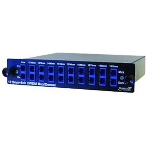 CWDM-M455LCR Transition CWDM 4 Channel Mux/Demux 1550/1570/1590/1610 NM Duplex LC Rack Mount Enclosure