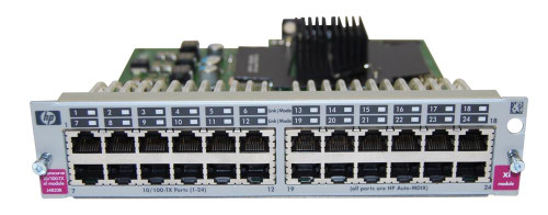 J4820-61201 HP ProCurve Switch XL 24-Ports 10/100Base-TX Fast Ethernet Expansion Module RJ-45 Conncetors (Refurbished)