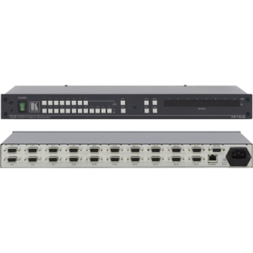 VP-12X8 Kramer VP-12X8 VGA Switch 12 x HD-15 VGA In, 8 x HD-15 VGA Out, 1 x RJ-45 Network, 1Serial UXGA