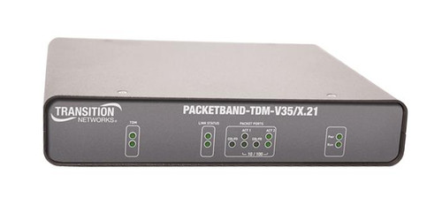 PB-TDM-V35-DTE-AC Transition Single V.35 Port MRAC Type 34-Way Female DTE 2 x UTP 10/100/GE Ports and 1 x SFP Port WAN with AC Power for Multiport Media Converter