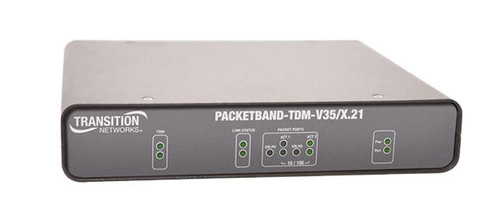 PB-TDM-X21-DTE-AC Transition Single X.21 Port RS530 25 Way Female DTE 2 x UTP 10/100/GE Ports and 1 x SFP Port WAN with AC Power for Multiport Media Converter