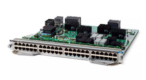 C9400-LC-48UX Cisco 48-Ports UPoe (24x MGIG Ports and 24x RJ-45 Ports) Expansion Module (Refurbished)