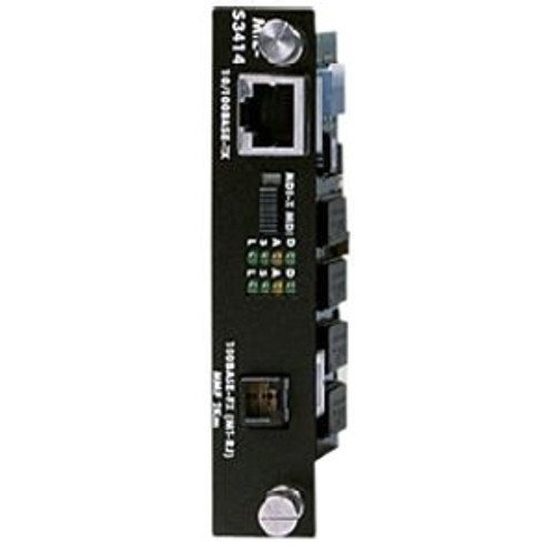 MIL-S3413-100 Transition Milan MIL-S3413 Fast Ethernet Media & Rate Converter