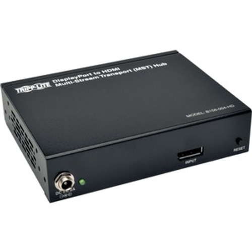 B156-004-HD Tripp Lite 4-Ports DisplayPort 1.2 to HDMI Multi-Stream Transport Hub - Signal Splitter