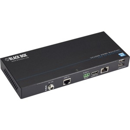 VX-1001-RX Black Box Vx1000 Series Extender Receiver 4k Hdmi Hdbaset Usb