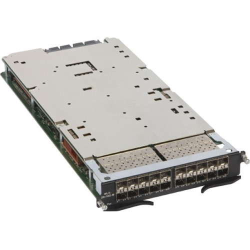 BR-MLX-10GX20-M Brocade MLX 20-Ports 10/1Gbps 10GBase-X20 SFP+/SFP (mini-GBIC) Gigabit Ethernet Expansion Module