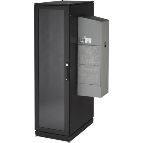 CC42U12000M6-R2 Black Box ClimateCab NEMA 12 42U x 42D 12000 BTU A/C Server Cabinet