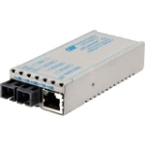 1203-5-6 miConverter 1000Mbps Gigabit Ethernet Fiber Media Converter RJ45 SC Single-Mode 140km 1 x 1000BASE-T, 1 x 1000BASE-ZX, USB Powered,