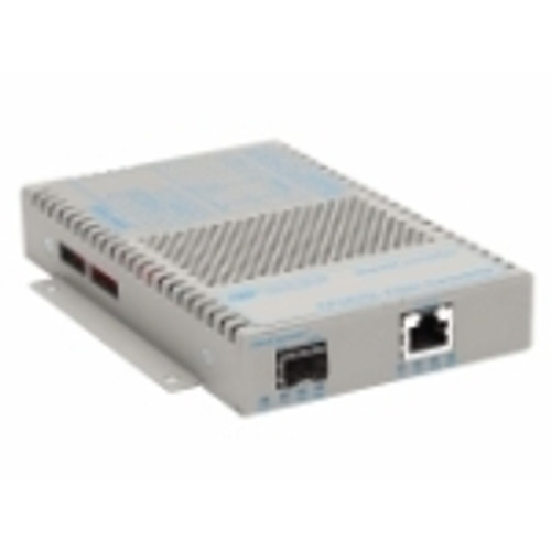 9359-0-11 OmniConverter SL 10/100 PoE Ethernet Fiber Media Converter Switch RJ45 SFP 1 x 10/100BASE-TX; 1 x 100BASE-FX; US AC Powered;