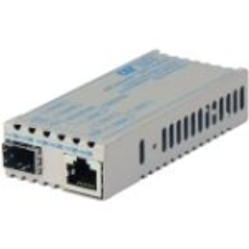1239D-0-01 miConverter PoE/PD 10/100/1000 Gigabit Ethernet Fiber Media Converter RJ45 SFP 1 x 10/100/1000BASE-T, 1 x 100/1000BASE-X (SFP), US AC & PoE Powered,