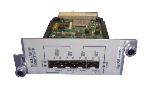 710-009554 Juniper 4-Ports SONET/SDH OC48/STM16 PIC Interface Module - Requires OC48 SFP Optics Module (Refurbished)