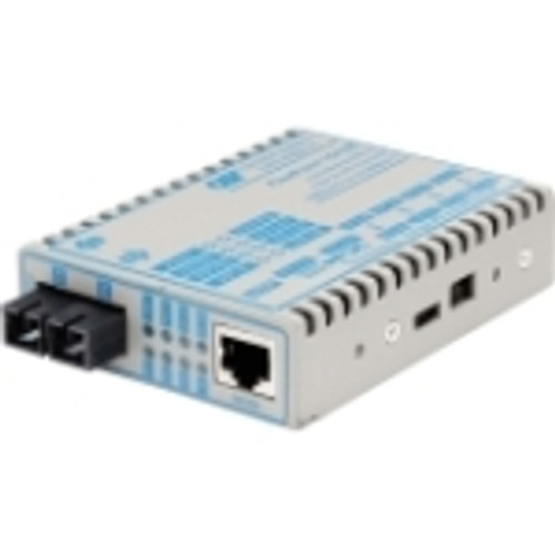 4349-1 FlexPoint 10/100 Ethernet Fiber Media Converter RJ45 SC Single-Mode 120km 1 x 10/100BASE-TX; 1 x 100BASE-ZX; US AC Powered;