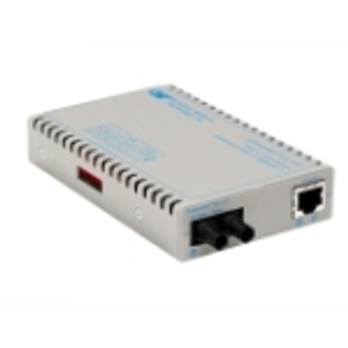 8500N-0-A iConverter 1000Mbps Gigabit Ethernet Fiber Media Converter RJ45 ST Multimode 550m 1 x 1000BASE-T; 1 x 1000BASE-SX; Standalone; US AC Powered;