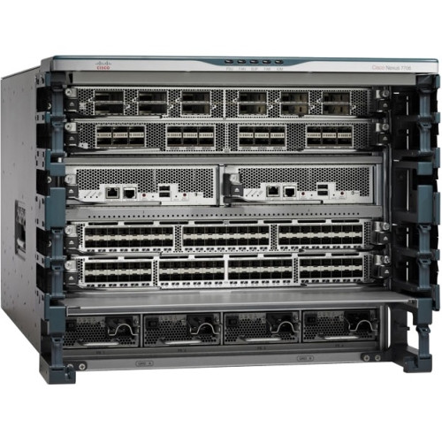 N77-C7706-B23S2E Cisco Nexus 7706 6-Ports Expansion Slots Switch Fabric Manageable Layer2 Rack-mountable 9U Switch Chassis (Refurbished)