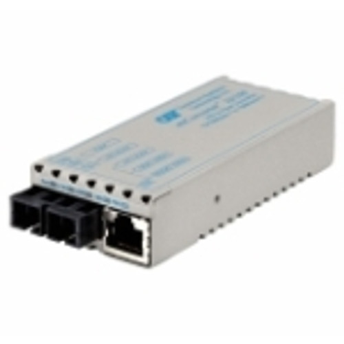 1103-1-0 miConverter 10/100 Ethernet Fiber Media Converter RJ45 SC Single-Mode 30km Wide Temp 1 x 10/100BASE-TX, 1 x 100BASE-LX, No Power Adapter,