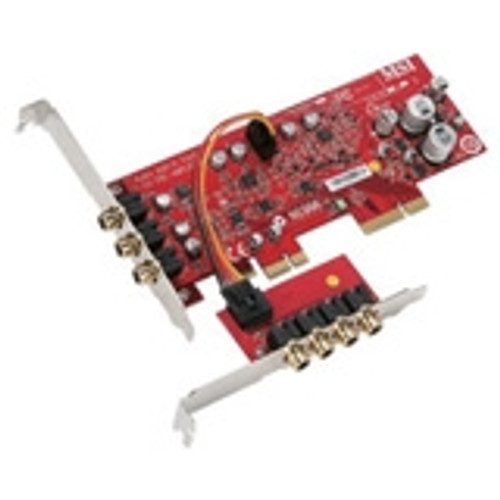 MS-4141 MSI 7.1 PCI Express with 3-RCA Connectors Channel Pre-Amplifier Sound Card