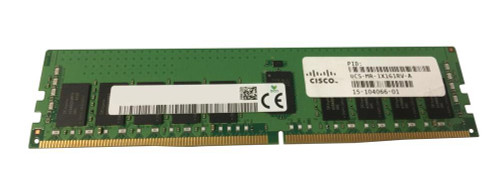 UCS-MR-1X161RV-A Cisco 16GB PC4-19200 DDR4-2400MHz Registered ECC CL17 288-Pin DIMM 1.2V Single Rank Memory Module