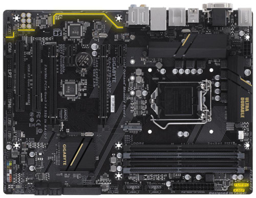GA-Z270-HD3P Gigabyte Ultra Durable Desktop Motherboard Intel Z270 Chipset Socket H4 LGA-1151 (Refurbished)