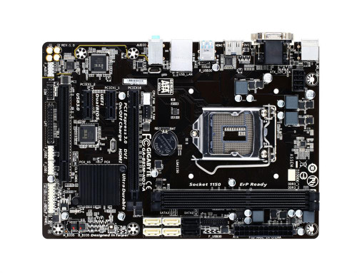 GA-B85M-HD3-A Gigabyte Ultra Durable 4 Plus Desktop Motherboard Intel B85 Express Chipset Socket H3 LGA-1150 (Refurbished)