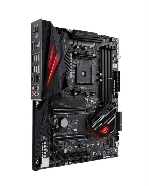 90MB0XF0-M0AAY0 ROG CROSSHAIR VII HERO (WI-FI) Desktop Motherboard AMD Chipset Socket AM4 (Refurbished)