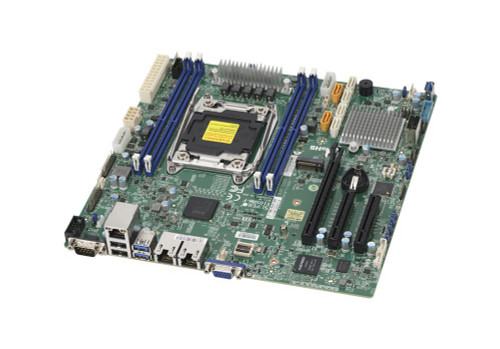 X10SRMFO SuperMicro Socket R3 LGA 2011 Xeon E5-1600 / E5-2600 v4 / v3 Intel C612 Chipset DDR4 4 x DIMM 10 x SATA 6Gbps micro-ATX Server Motherboard