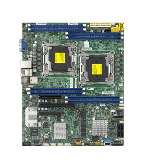 X10DRL-IT-O SuperMicro Dual Socket R3 LGA 2011 Xeon E5-2600 v4 / v3 Intel C612 Chipset DDR4 8 x DIMM 6 x SATA 6Gbps ATX Server Motherboard (Refurbished)