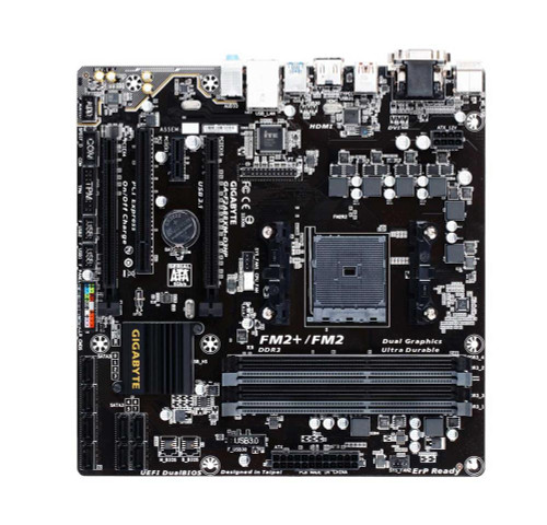 GA-F2A88XM-D3HP Gigabyte Ultra Durable Desktop Motherboard AMD A88X Chipset Socket FM2+ (Refurbished)