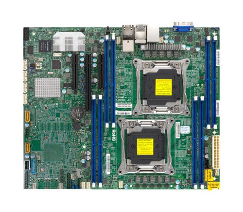 X10DRLITB SuperMicro Dual Socket R3 LGA 2011 Xeon E5-2600 v4 / v3 Intel C612 Chipset DDR4 8 x DIMM 6 x SATA 6Gbps ATX Server Motherboard (Refurbished)
