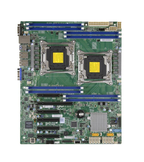 MBDX10DRLIO SuperMicro X10DRL-I Dual Socket R3 LGA 2011 Xeon E5-2600 v4 / v3 Intel C612 Chipset DDR4 8 x DIMM 10 x SATA 6Gbps ATX Server Motherboard