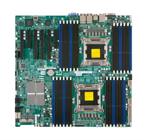 MBDX9DRETFO SuperMicro S2011 E5-2600 C602j PCi Express SATA Usb Extended-ATX Motherboard (Refurbished)