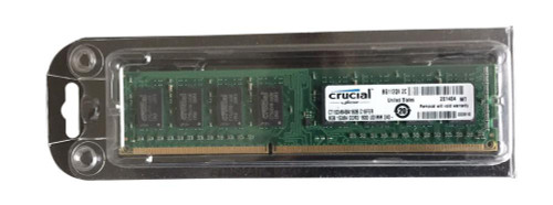 Crucial 4GB PC3-12800 DDR3-1600MHz non-ECC Unbuffered CL11 240-Pin DIMM Memory Module