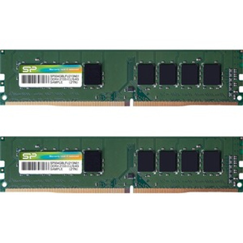 Silicon Power 16GB Kit (2 X 8GB) PC4-17000 DDR4-2133MHz non-ECC Unbuffered CL15 288-Pin DIMM 1.2V