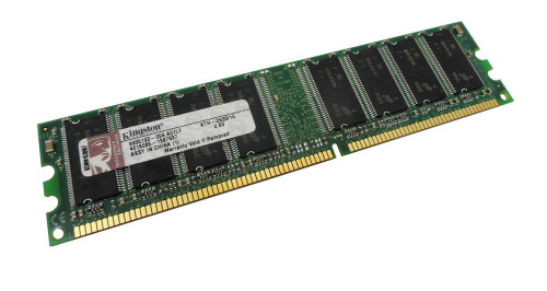 Kingston 1GB PC3200 DDR-400MHz non-ECC Unbuffered CL3 184-Pin DIMM Memory Module