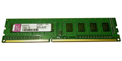 Kingston 1GB PC3-10600 DDR3-1333MHz non-ECC Unbuffered CL9 240-Pin DIMM Single Rank Memory Module