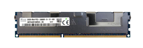 Hynix 32GB PC3-10600 DDR3-1333MHz ECC Registered CL9 240-Pin DIMM Quad Rank Memory Module