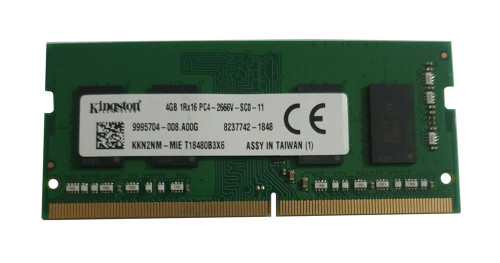 Kingston 4GB PC4-21300 DDR4-2666MHz non-ECC Unbuffered CL19 260-Pin SoDimm 1.2V Single Rank Memory Module