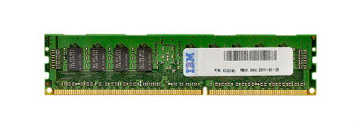 IBM 4GB PC3-10600 DDR3-1333MHz ECC Registered CL9 240-Pin DIMM Memory Module