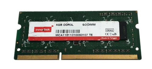 Innodisk 4GB PC3-14900 DDR3-1866MHz non-ECC Unbuffered CL13 204-Pin SoDimm 1.35V Low Voltage Single Rank Memory Module