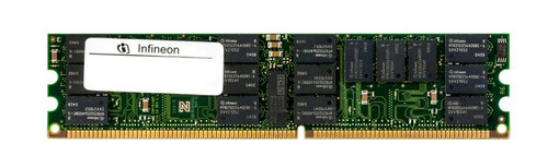 Infineon 512MB PC2-3200 DDR2-400MHz ECC Registered CL3 240-Pin DIMM Single Rank Memory Module