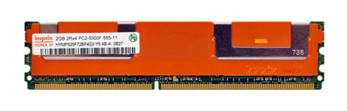 Hynix 2GB PC2-5300 DDR2-667MHz ECC Fully Buffered CL5 240-Pin DIMM Dual Rank Memory Module