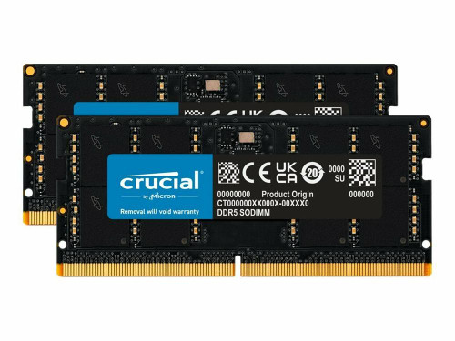 Crucial 64GB Kit (2 X 32GB) PC5-38400 DDR5-4800MHz non-ECC Unbuffered CL40 288-Pin SODIMM 1.1V Dual Rank Memory