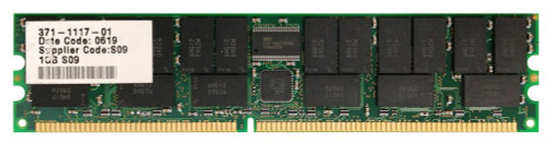 Sun 1GB PC2700 DDR-333MHz Registered ECC CL2.5 184-Pin DIMM 2.5V Single Rank Memory Module