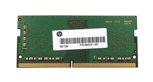 HP 4GB PC4-19200 DDR4-2400MHz non-ECC Unbuffered CL17 260-Pin SoDimm 1.2V Single Rank Memory Module