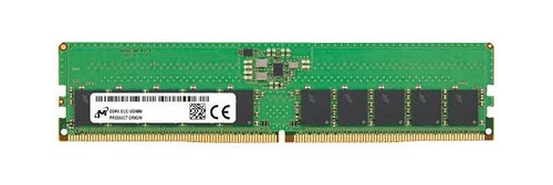 Micron 16GB PC5-38400 DDR5-4800MHz Non-ECC Unbuffered CL40 288-Pin UDIMM 1.1V Single Rank Memory Module